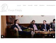 Tablet Screenshot of corpspalatia.de